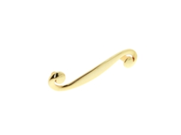 Conjunto de 25 Puxadores para Móveis em Zamac com 96mm de centro, ouro banhado HARDWAREXCHANGE