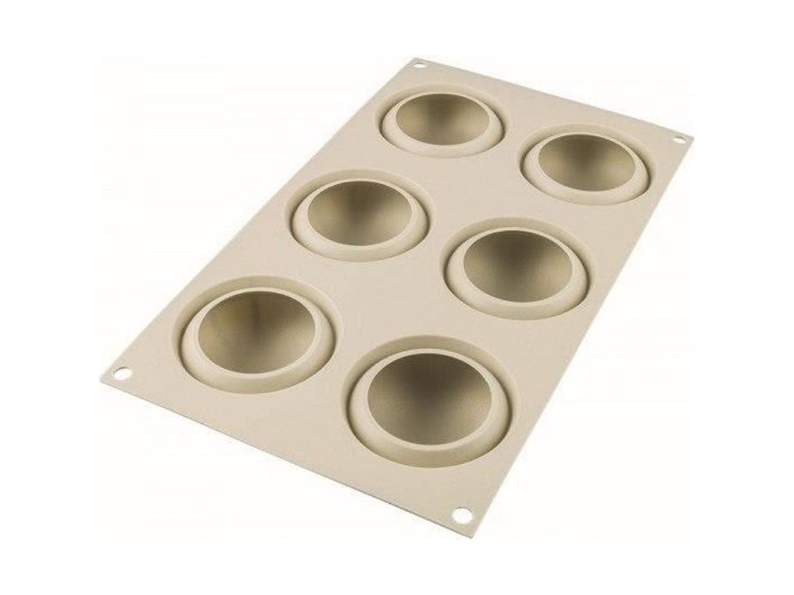 SILIKOMART Molde de Silicone 6 Mini Goccia Neure Cinza