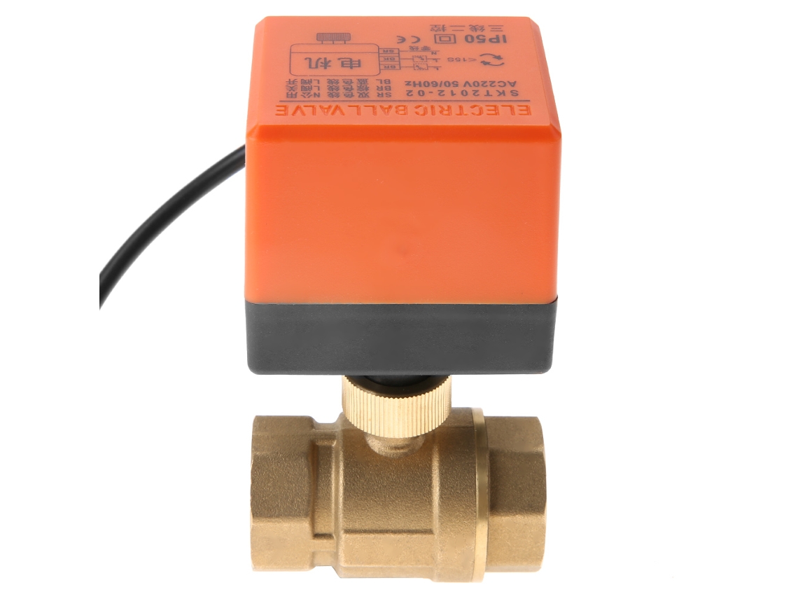 Válvula De Bola Elétrica Laxiscreed Com Controle Ac220v E Dois Pontos Para Automação