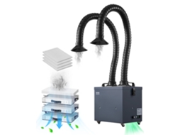 Extrator De Fumos De Soldadura Vevor 275 W Sem Escovas Com Filtros De 4 Fases
