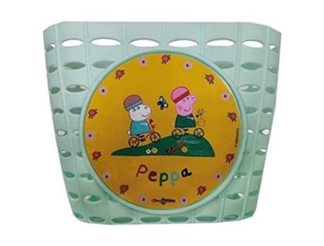 Bike Fashion Peppa Pig Children Basket Colorido