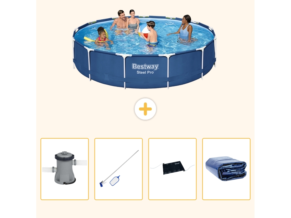 Bestway Piscina Bestway Steel Pro Redonda - 396x84 Cm - 5-peças S235