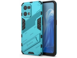 Capa Proteção Párachoques para Oppo Reno7 HONGWE. Anti-Choque Azul
