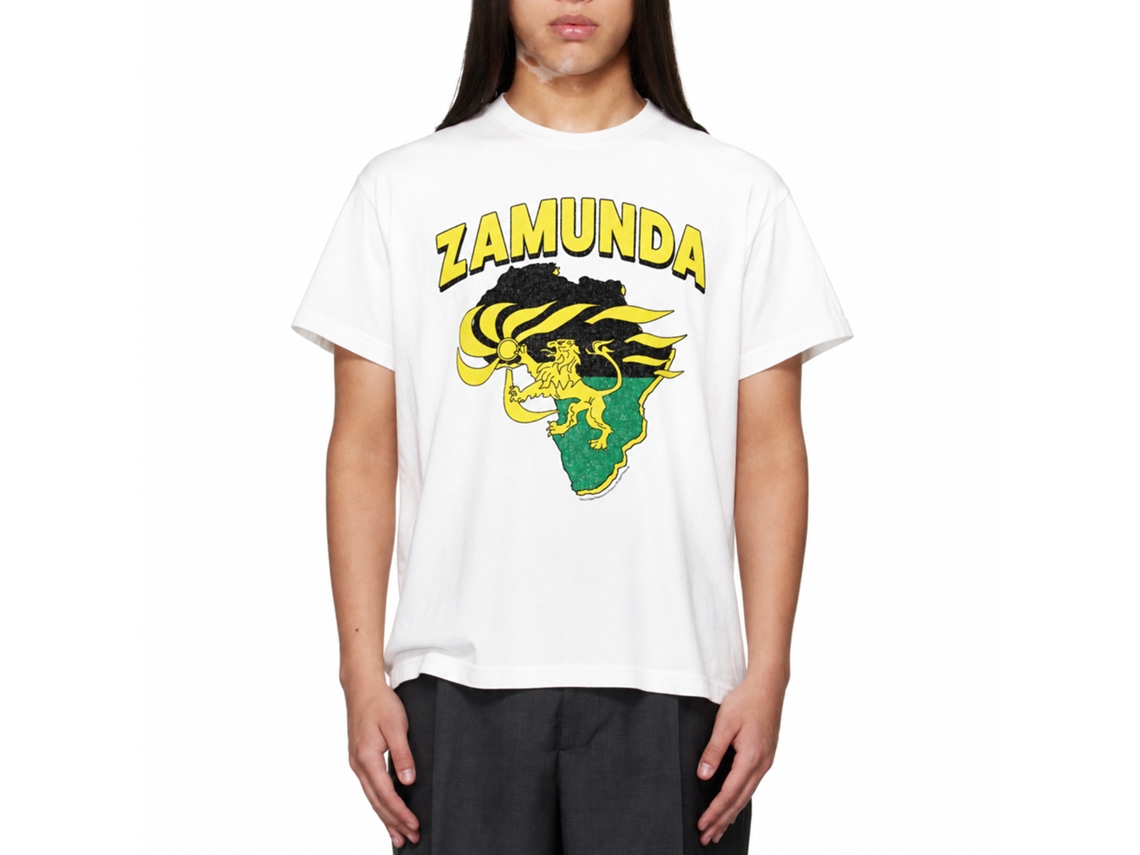 Rockinstone Coming To America Zamunda White Adult T-shirt Size:l