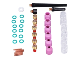Kit De Acessórios Para Tocha De Soldar Tig Laxiscreed Com Colar E Bocal De Alumínio