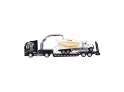 Modelo De Trailer De Engenharia 1:50 Com Braço Móvel Brinquedo Educativo De Carro Para Crianças