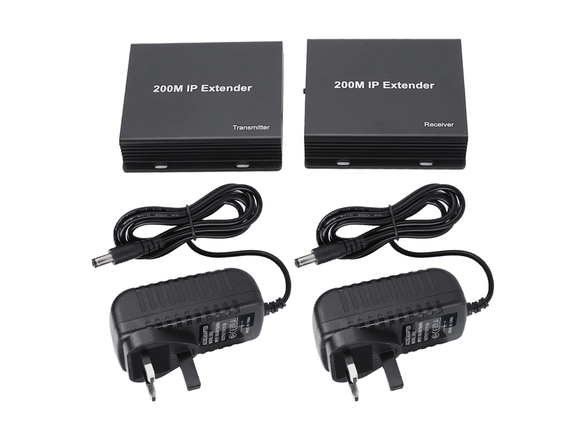 Extensor de Kvm Ip Hdmi 200m EOOCOO (resolução 1920*1080 via cabo Cat5e/cat6)