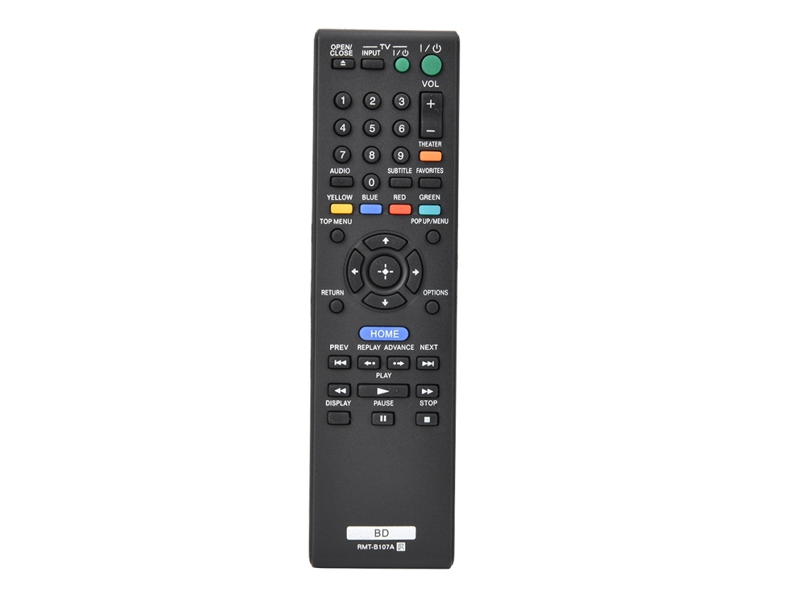 Controle remoto de substituição para Sony RMT B107A CHABERLU