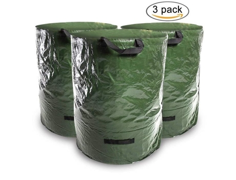 3pcs Sacos De Lixo De Jardim Heavy Duty Grande Saco De Jardim, Folhas, Verde, Resíduos, Planta Runfon
