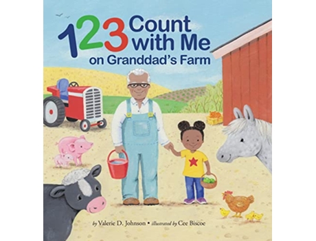 Livro 1 2 3 Count with Me on Granddads Farm de Valerie D Johnson (Inglês - Capa Dura)