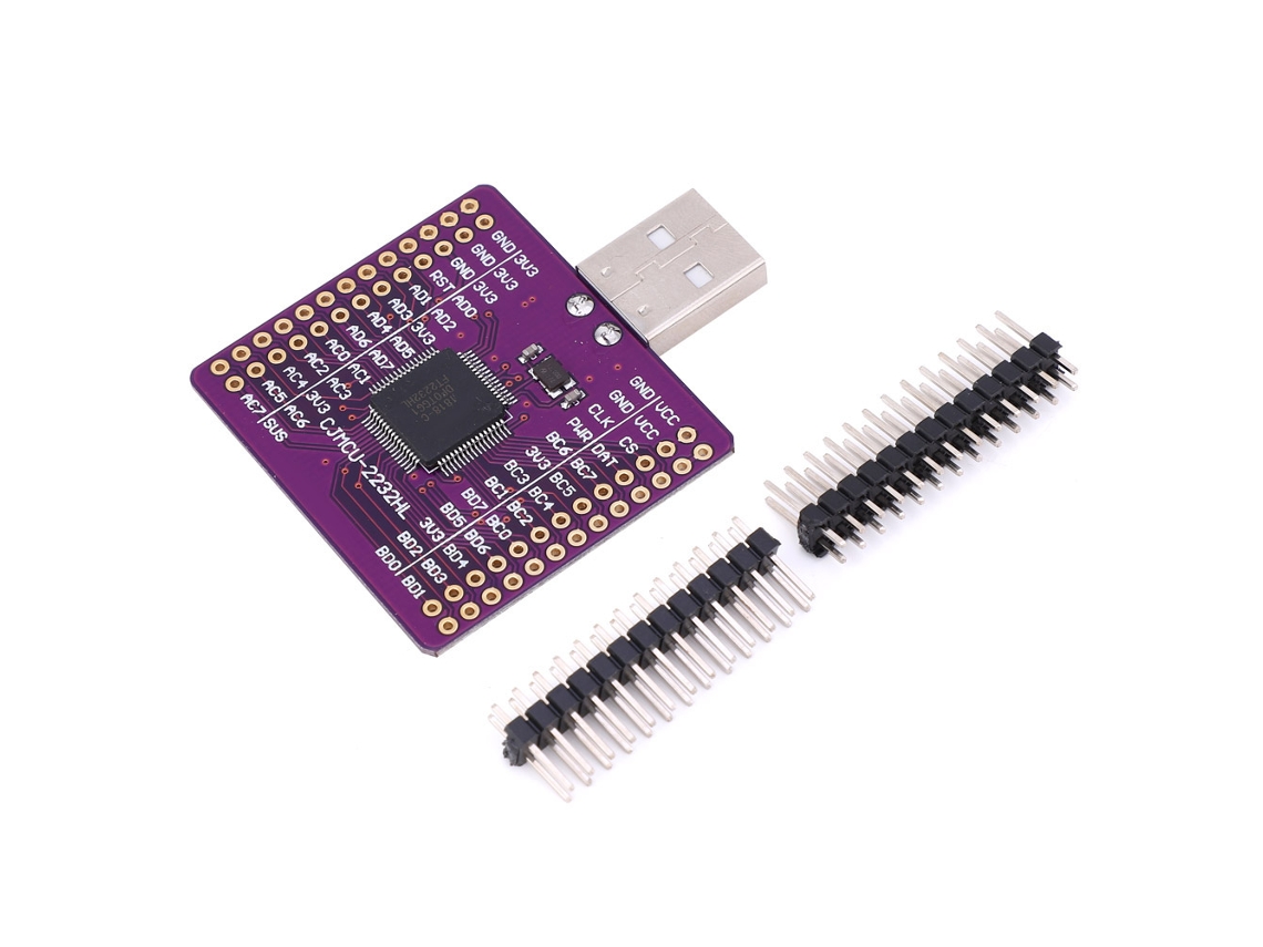 MÓDULO FT2232HL HKJ USB para UART, FIFO, I2C, JTAG, RS232