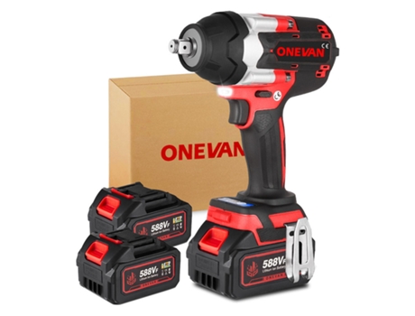 Chave Elétrica De 1/2 Polegada De Torque Com Baterias Onevan