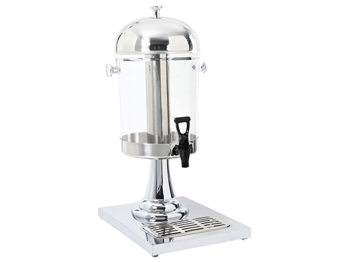 Vidaxl Dispensador De Sumo Aço Inoxidável 8 L