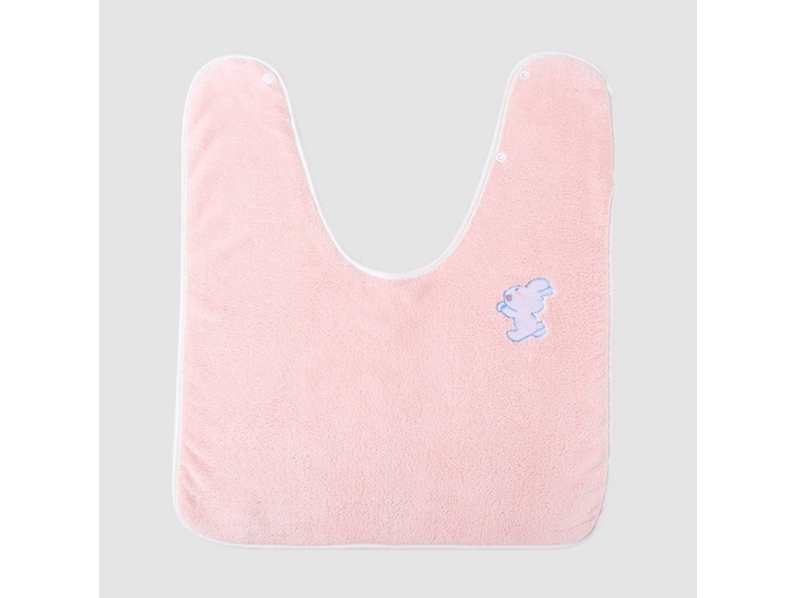 Babadores Multifuncional para Bebê Coelho Rosa XIAOMOYU