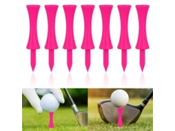 Lurelia Tees De Golfe, Plástico Com Design De Castelo Rosa (pacote Com 100), Ideais Para Golfe No Inverno (57 Mm), Pequenos, Altamente Visíveis E Du