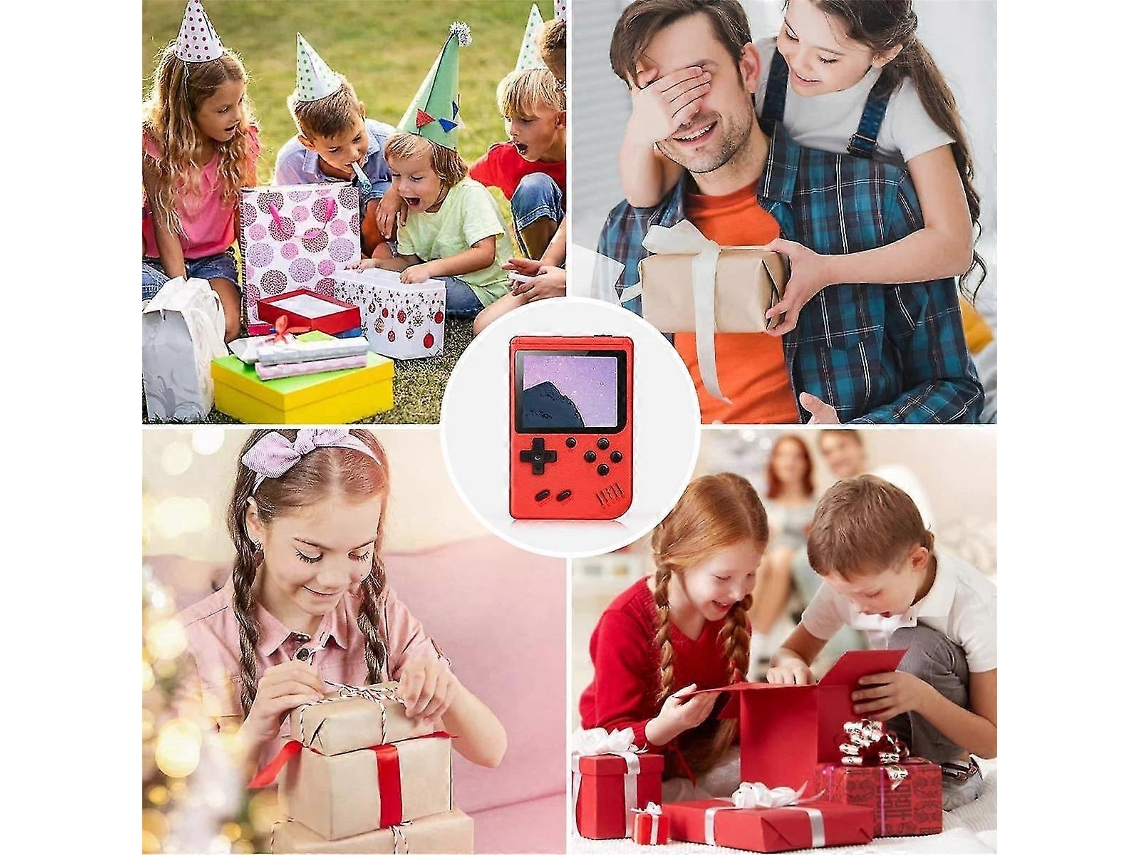 Console De Jogos Portátil Retrô De 2,4 Polegadas Controle De Jogo Para Crianças, 400 Jogos, Suporte Para Conectar Tv E Ly Ebike