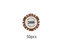 2026 50 Peças/conjunto Fichas de Poker de Argila 14 Cores Valor Facial 14g 40mm Casino Baccarat Texas Hold'em Varejo