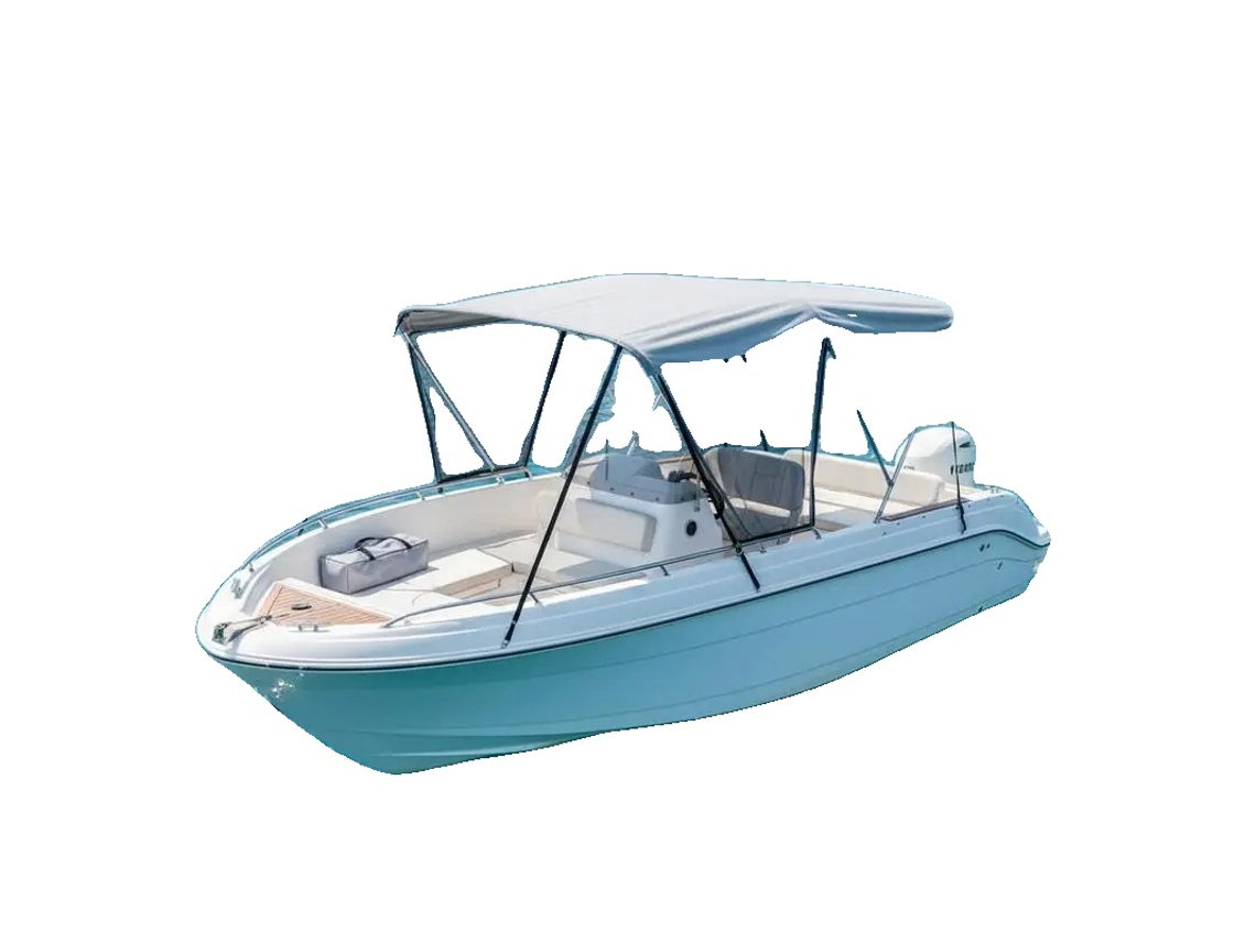 Teto Bimini, Poliéster 600d, Impermeável E Resistente A Uv, Cinza
