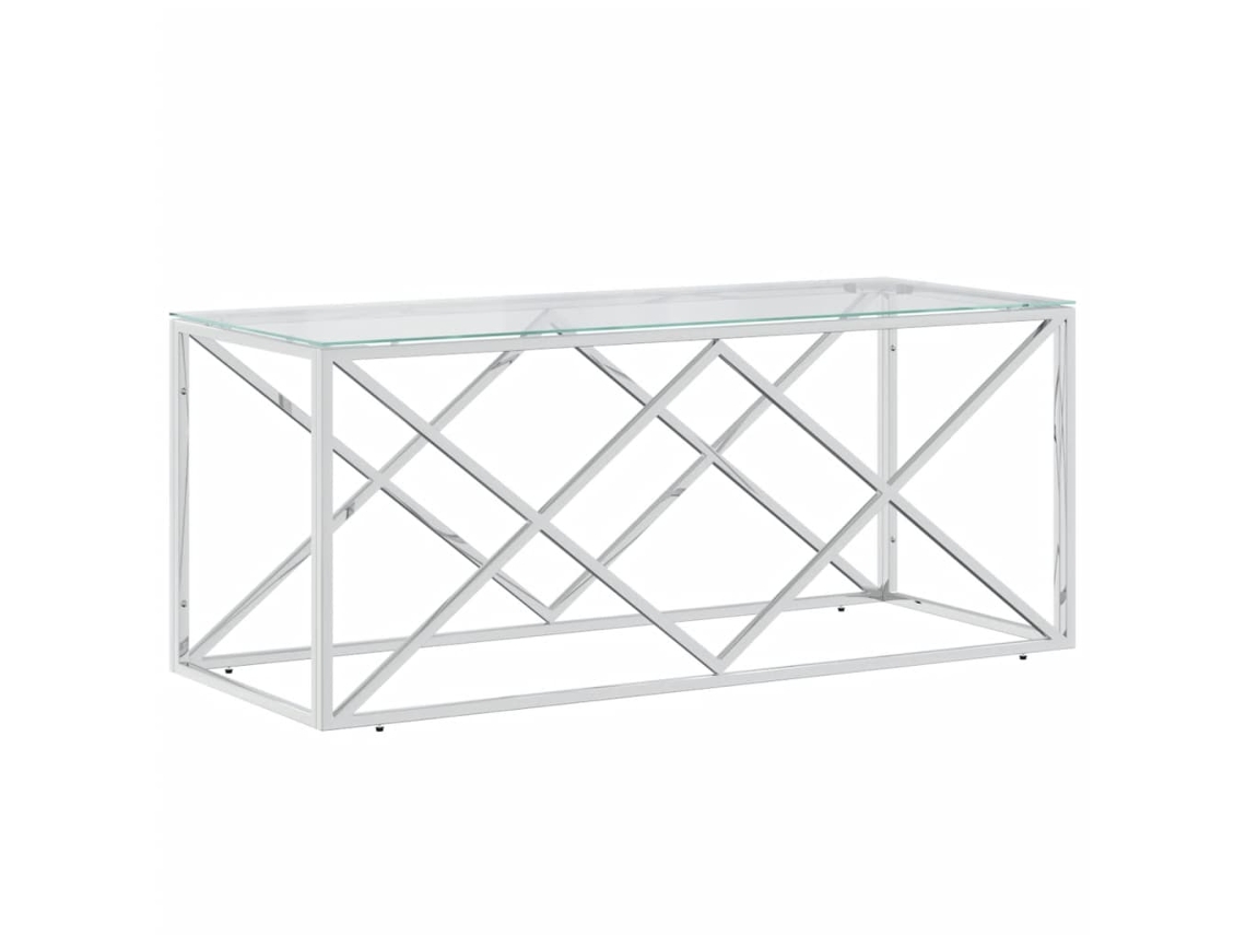 Coffee Table, Coffee Tables Vidaxl Prateado Aço Inoxidável (n/a)