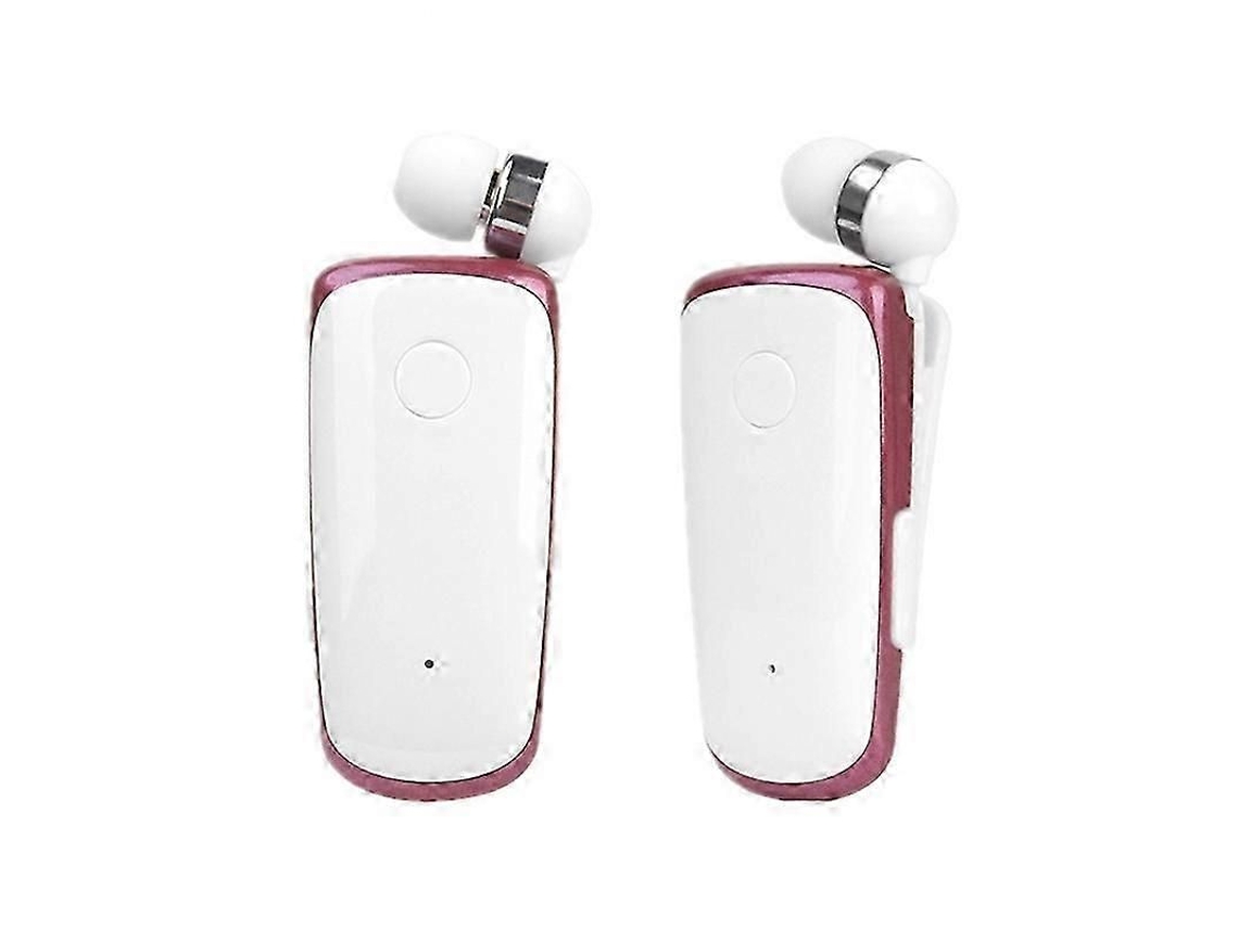 Fone De Ouvido Bluetooth Sem Fio K39 Com Chip Csr Dsp, Intra-auricular, Com Alerta Vibratório, Clipe De Fixação E Função Mãos-livres (vermelho Ro