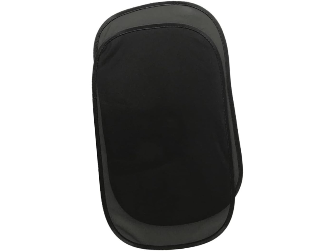 Conjunto de 4 protetores solares transparentes em PVC para o vidro traseiro do carro, com proteção UV.
