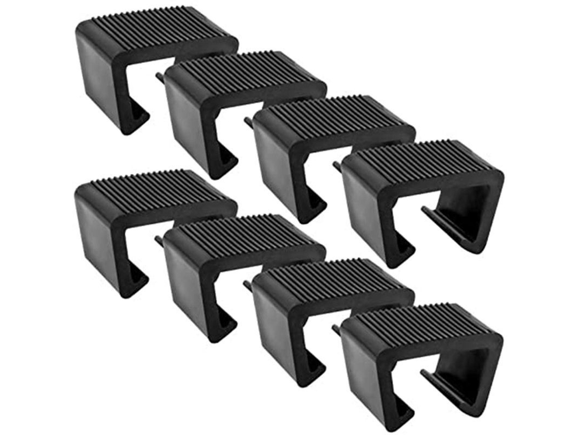 Clip Para Móveis De Rattan Multipropósito Conector De Sofá De Palha Resistente Abs 8 Unidades 5,25 Cm