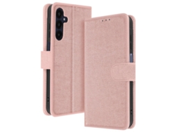 Capa Fólio Para Samsung Galaxy A25 5g Ushion Pele Dourado .