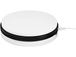 Prato Rotativo EUROPALMS até 25kg (Branco - 25cm)