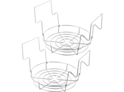 Suporte Para Potes Em Aço Inoxidável De 2 Peças, Suporte Multiuso Para Banho E Mamadeiras, Prático E Reutilizável Para C Gokoco