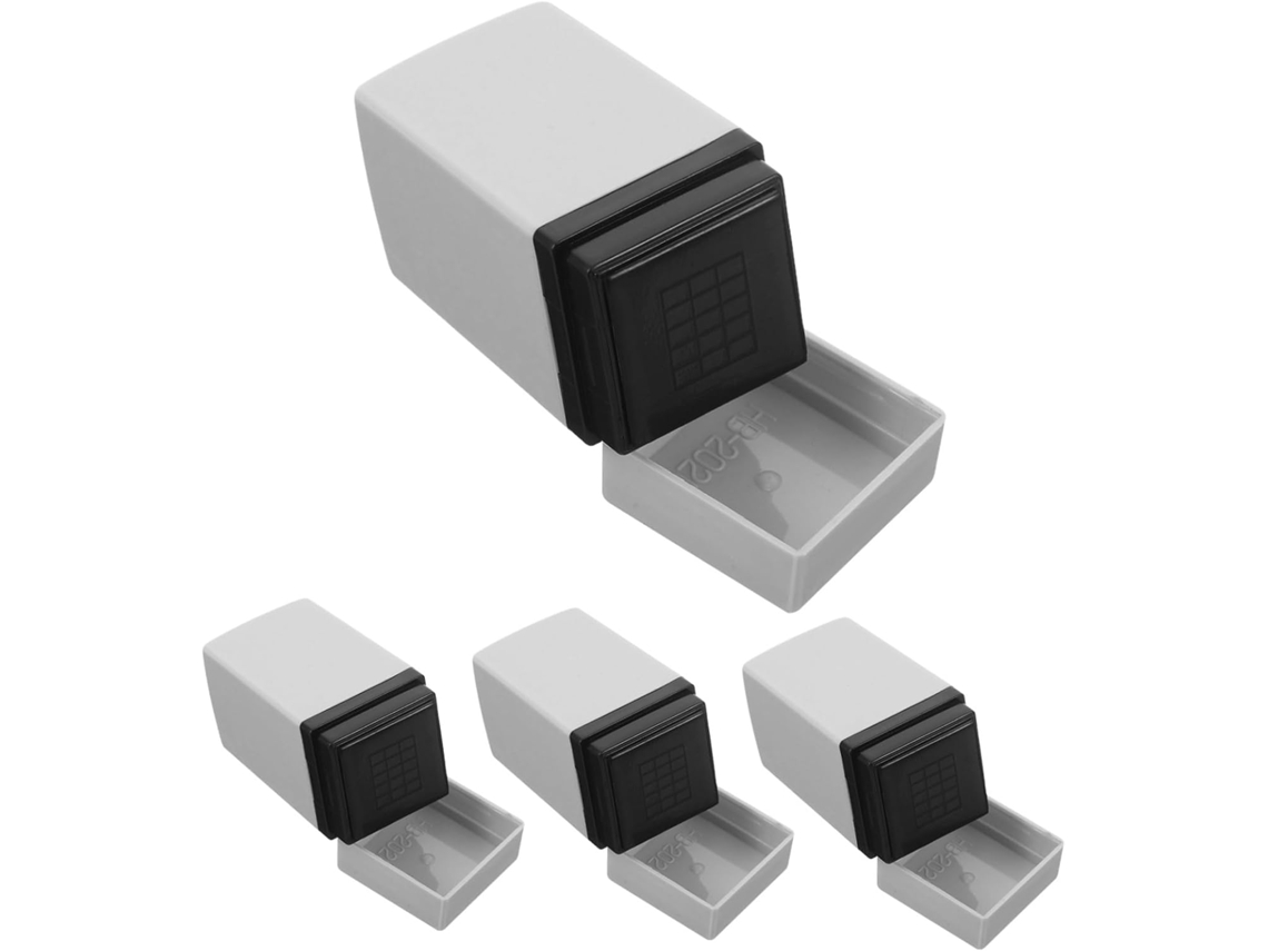 Protetor De Cabo Reutilizável Para Ukulele, 4 Peças, Branco