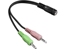 Adaptador  54572 (adaptador Audio Jack 3.5 Fêmea Para 2 Jack Macho - Fêmea-macho - 0.1 Cm)*