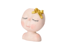 Laxiscreed Figura De Resina Cabeça Inclinada Para Decoração E Coleção