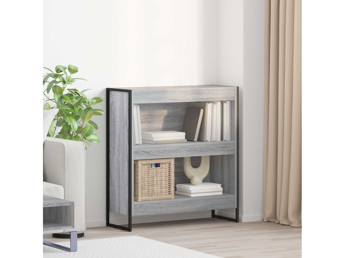 Vidaxl Gabinete De Livros 80 X 30 X 86,5 Cm Derivados De Madeira