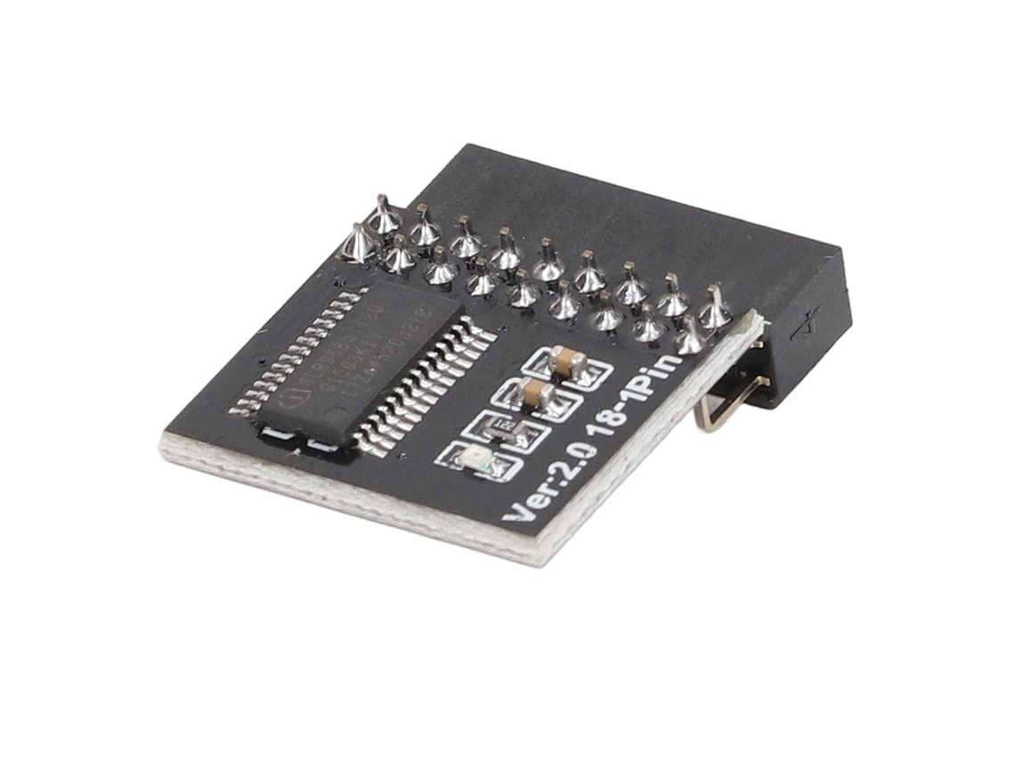 Módulo de Segurança Tpm2.0 18 Pinos Cartão LPC para Placa mãe Asrock Atualização Win11