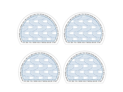 Conjunto de 4 Bases de Pvc Antiderrapantes NEVEANCE