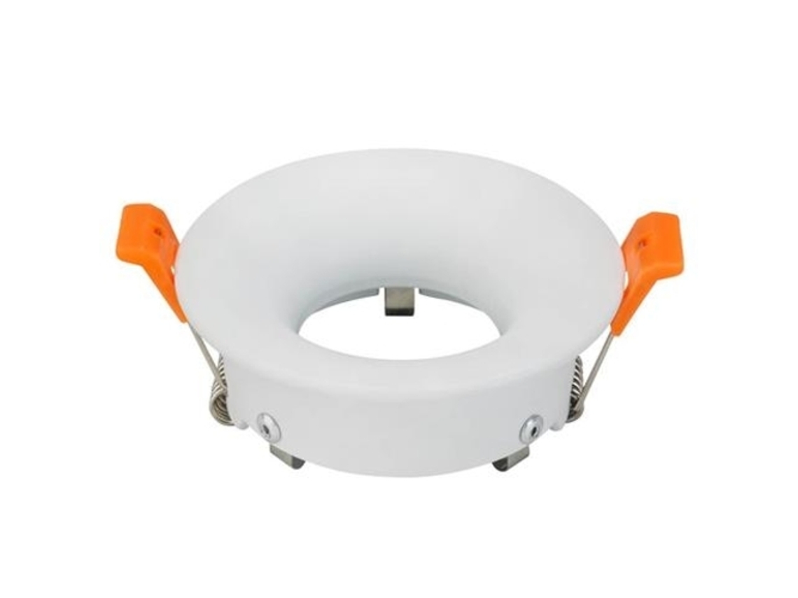 Suporte de Ponto Branco Redondo Branco Corrigido Gui0/Mr16 Ip20 HOROZ ELECTRIC