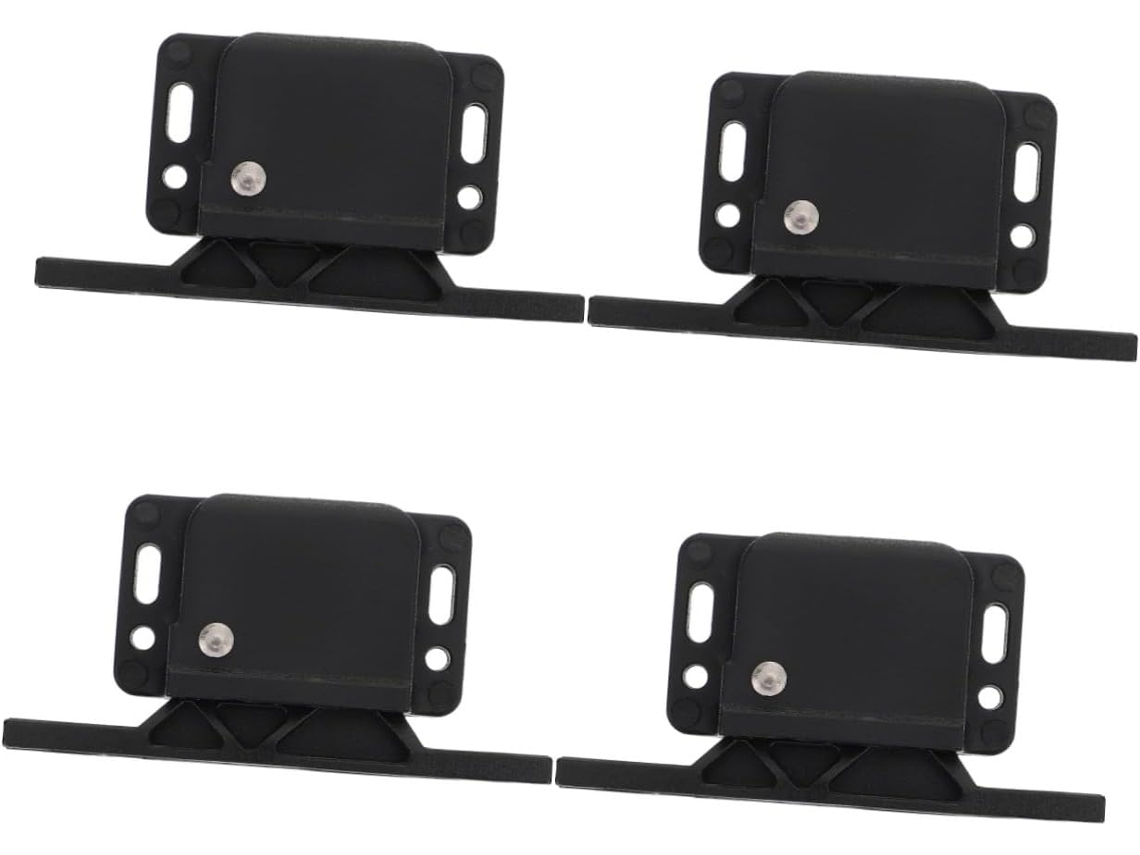 Conjunto De 4 Travas Segurança Portas Correr Armários, Fáceis De Instalar E Multiuso