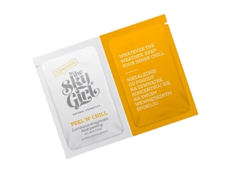 Conjunto de peeling facial enzimático Radiant Glow Be The Sky Girl, 2 x 4g