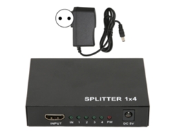 Divisor Hdmi 1 Entrada 4 Saídas 1080p LAXISCREED