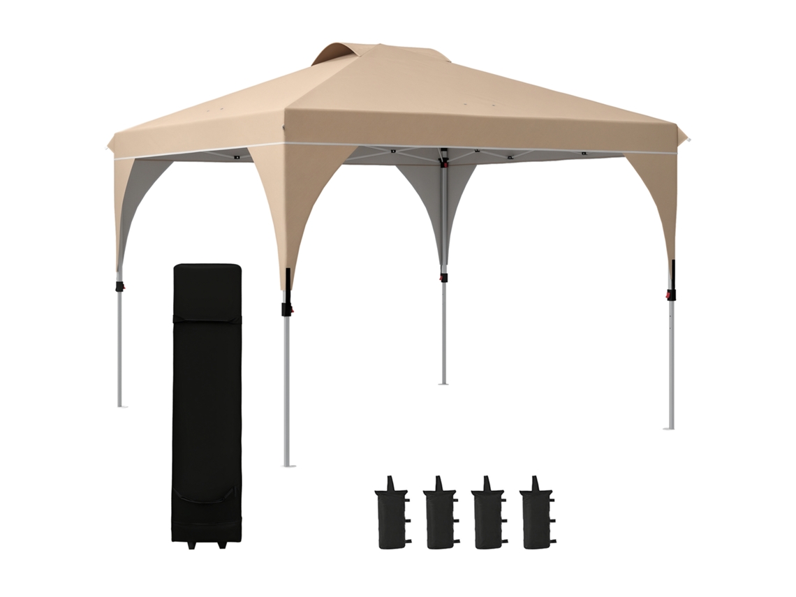 Gazebo de jardim 5x3 M Oxford com 2 laterais ajustáveis e bolsa LAMAISON