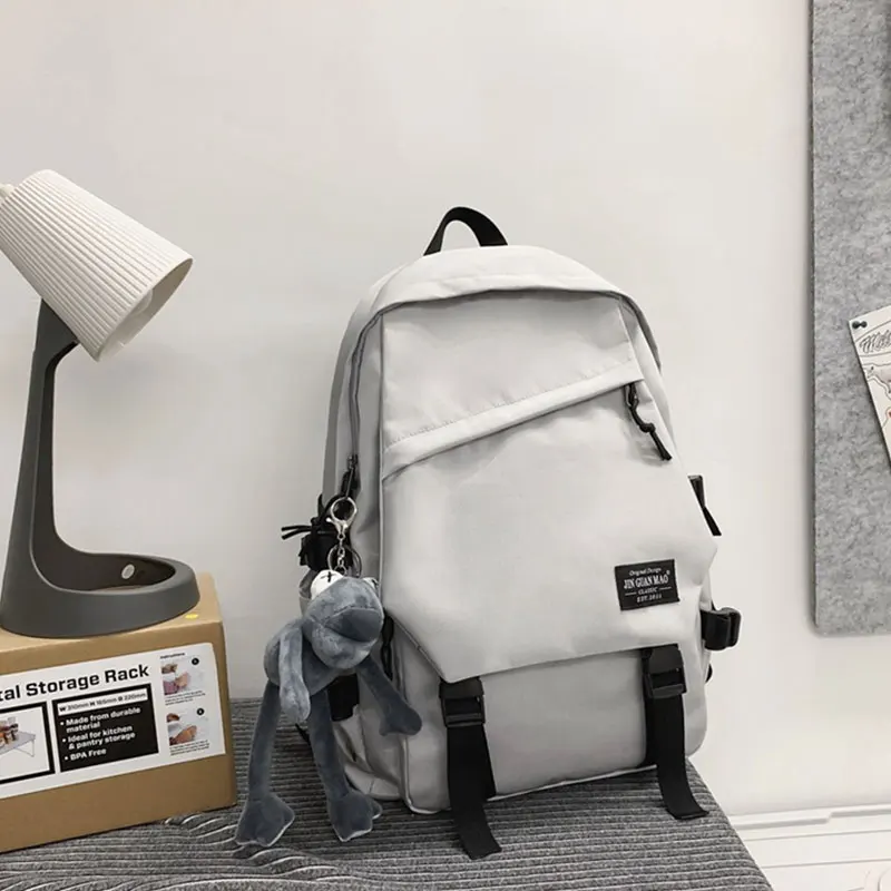 (0291-cinza Claro) Mochila Unissex De Grande Capacidade, Mochila De Viagem