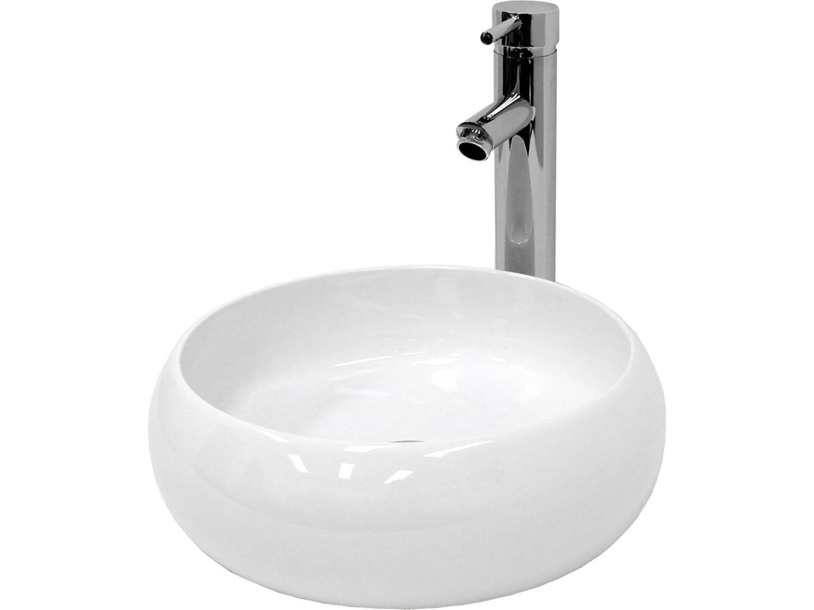 Lavatório ECD (Branco - Cerâmica - 350x350x120 mm)