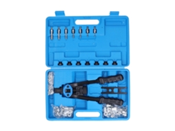 Pistola Manual De Rebite Cego Para Porcas Rivet (com Furos Métricos E Acessórios)