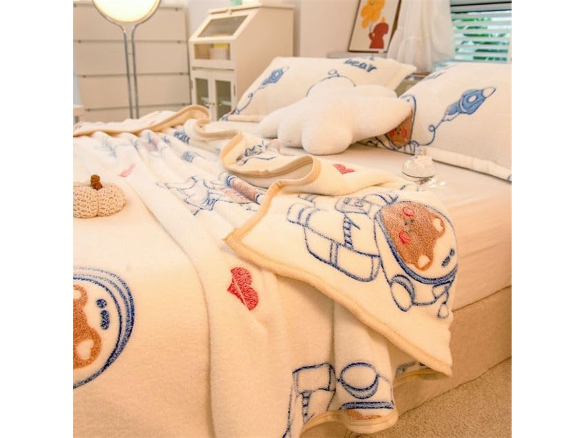 Mantas de Flanela Coral Fleece Macias e Quentes para Camas Imitação Pele Vison Manta Sofá Cor Sólida Inverno,