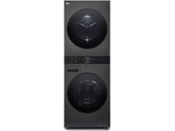 Máquina de Lavar e Secar Roupa LG WashTower WT1210BBF (12/10 kg - 1400 rpm - Preto)