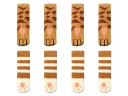 Meias Protetoras Para Pés De Cadeira, 8 Peças, Em Malha/tricô, Antiderrapantes, Para Cadeiras, Mesas, Móveis