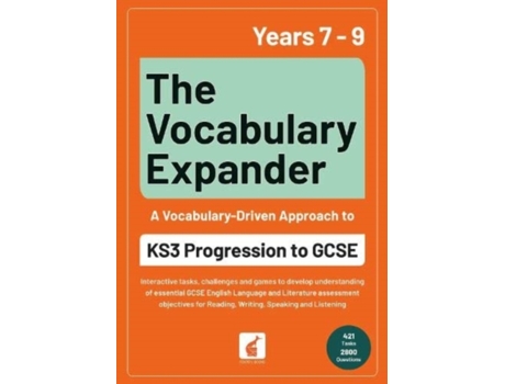 Livro The Vocabulary Expander KS3 Progression to GCSE for Years 7 to 9 de Jan Webley (Inglês)