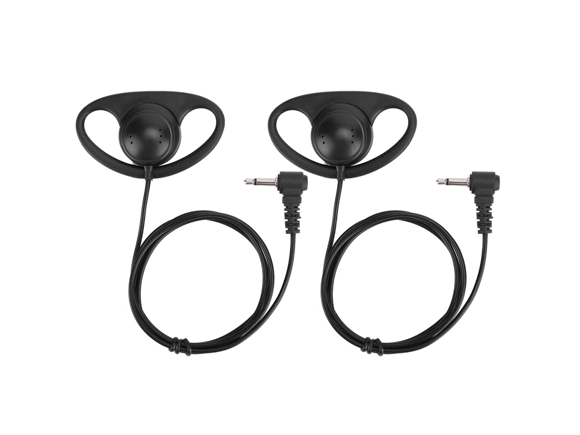 Aetheria 2pcs Fone de Ouvido de Gancho Auricular 3.5mm Sem Microfone Apenas para Ouvir