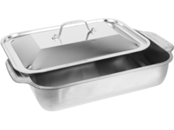 Assadeira Retangular em Aço Inoxidável para Grelhar Peixes e Lagostas Pequenas. Material Extra CHABERLU
