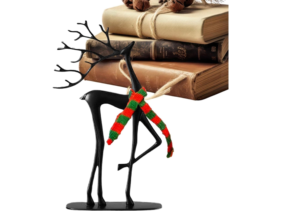 Decora Es de Natal com Renas Estatuetas Colecion Veis Modernas em Resina para o Ideais Ambientes Internos como Quarto VAYOTOY